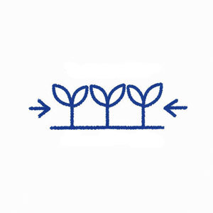 Icon: planted too close together