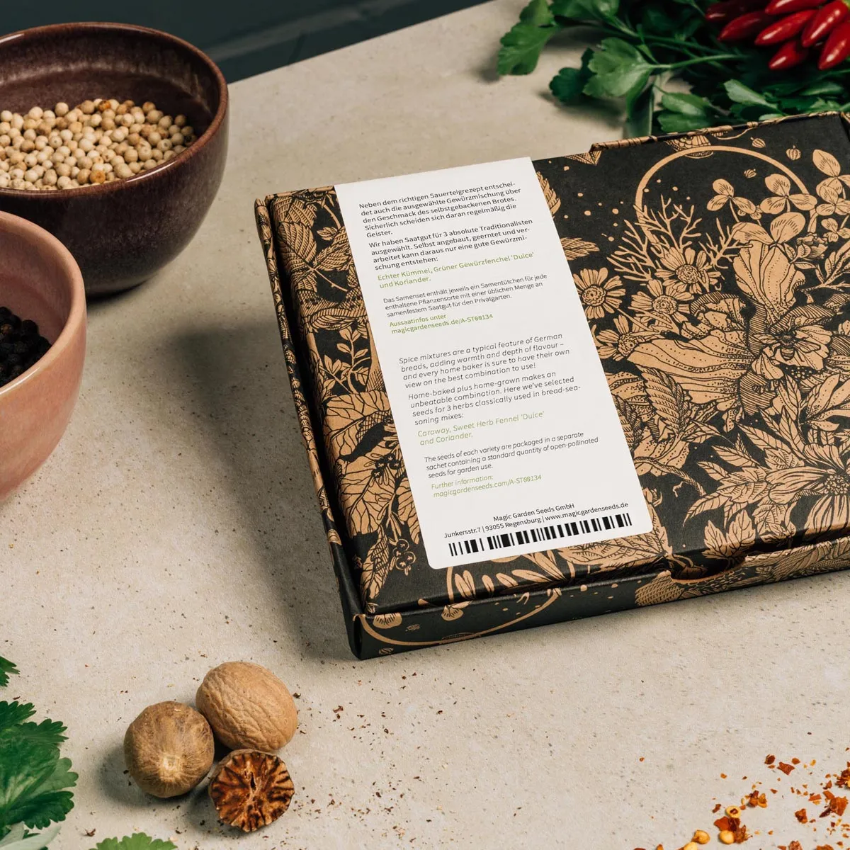 Klassische Brotgewürze - Samen-Geschenkset