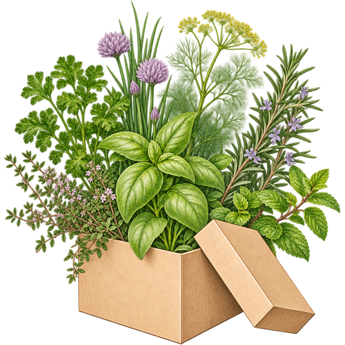 Kitchen herb seed kits