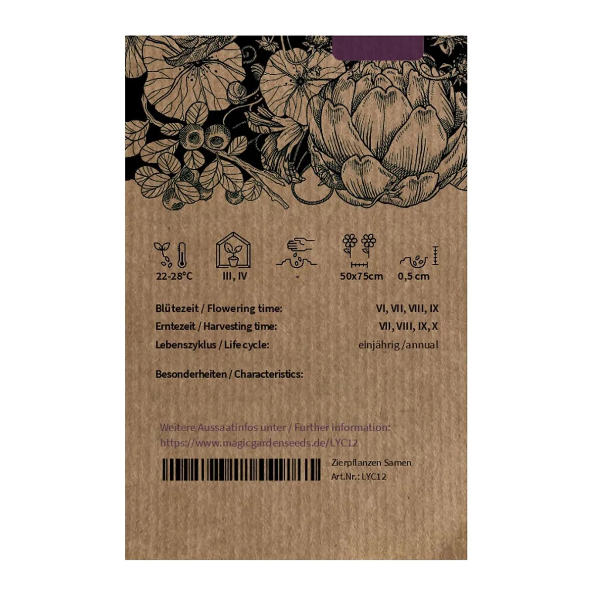 Tomate 'Orange Banana' (Solanum lycopersicum) Bio Saatgut