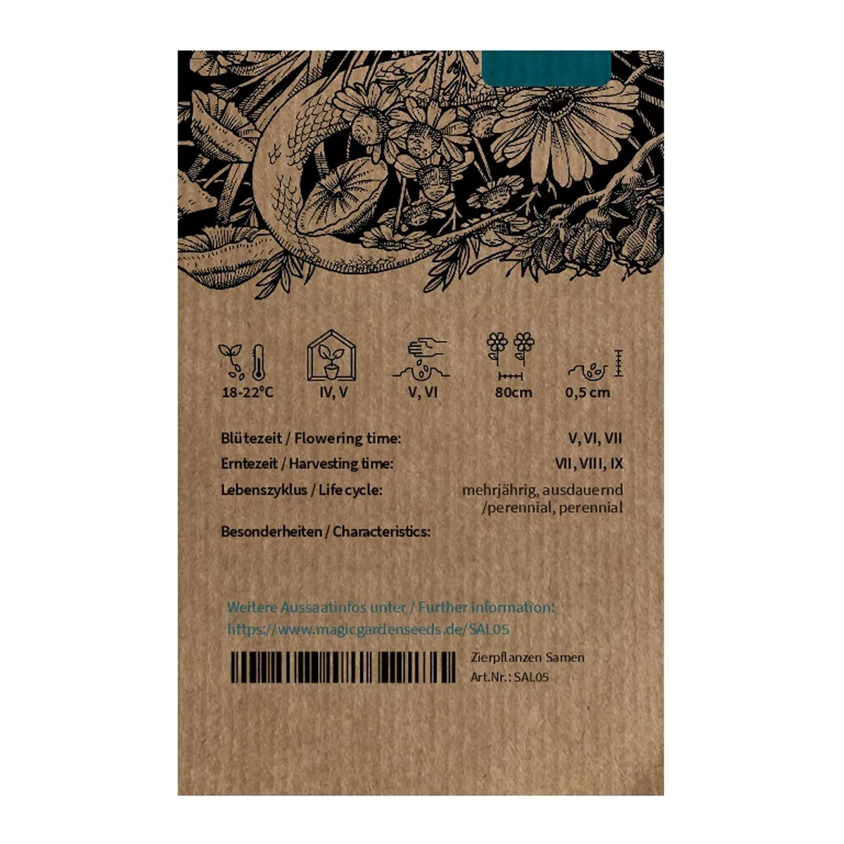 Echter Salbei (Salvia officinalis) Samen