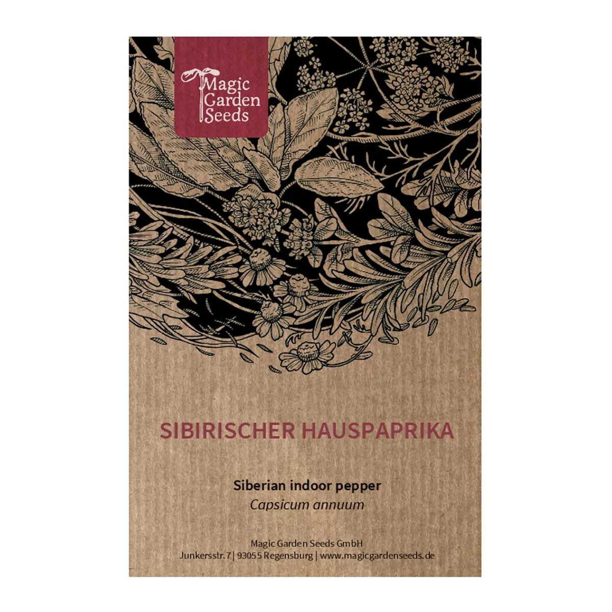 Sibirischer Hauspaprika (Capsicum annuum) Samen