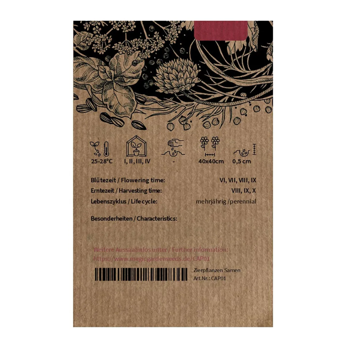 Cayenne Chili (Capsicum annuum) Samen