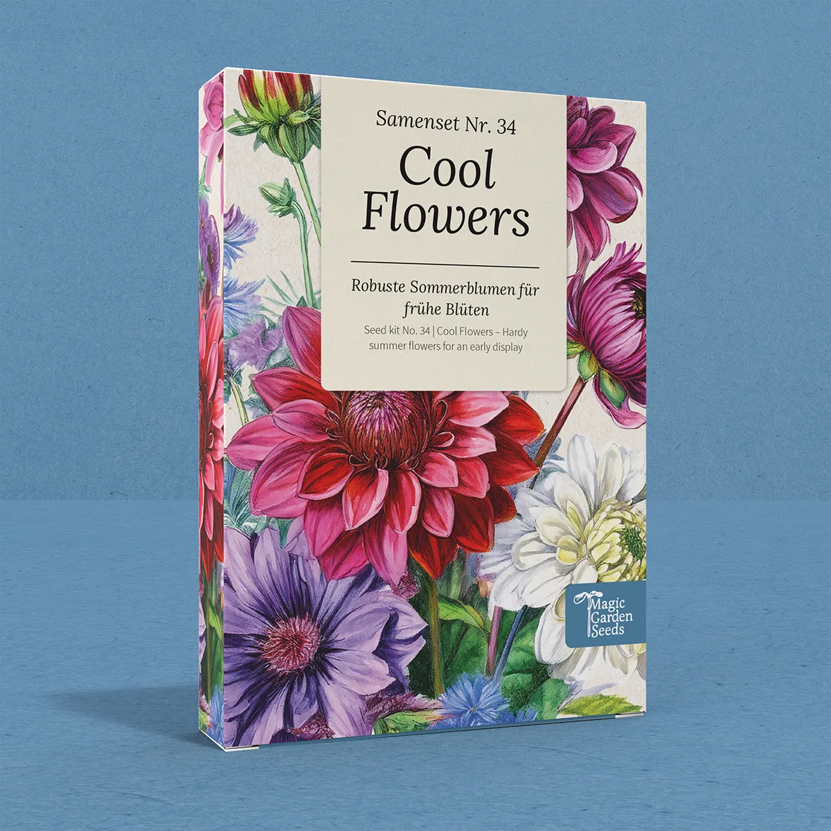 Cool Flowers - Robuste Sommerblumen für frühe Blüten - Samenset Nr. 34