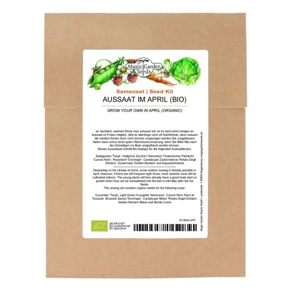 Grow Your Own In April (Organic) - Seed set