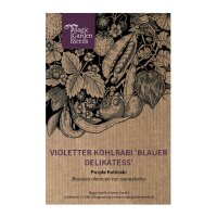 Purple Kohlrabi Blauer Delikatess (Brassica oleracea var. gongylodes) seeds