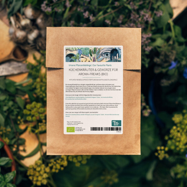 Our Favourite Plants: Kitchen Herbs & Spices for Flavour Enthusiasts (Organic) – Seed Kit