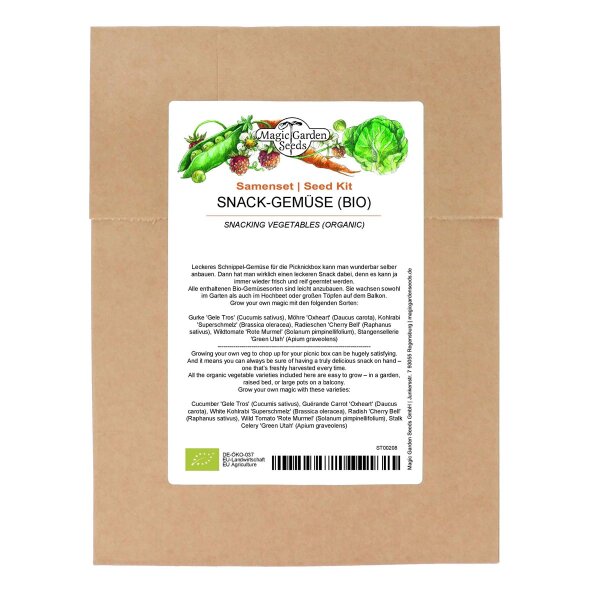 Snacking Vegetables (Organic) – Seed Kit