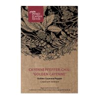 Golden Cayenne Pepper (Capsicum annuum) seeds
