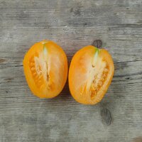 Tomato Orange Banana (Solanum lycopersicum) organic seeds