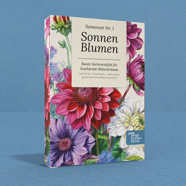 Sunflowers: Colourful Varieties for Easy Sowing – Seed Set No.1