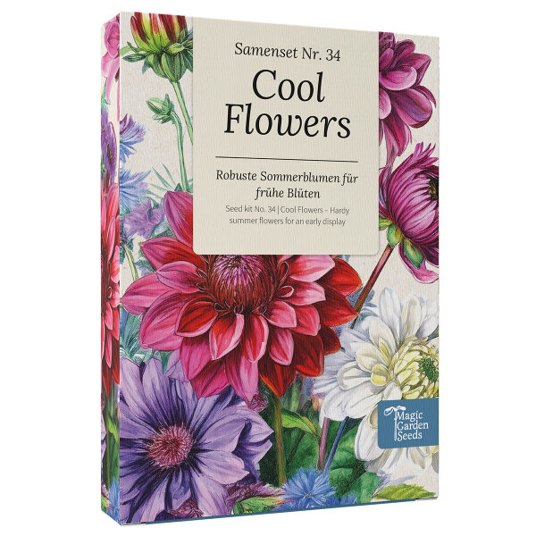 Cool Flowers - Hardy summer flowers for an early display - Seed kit No.34