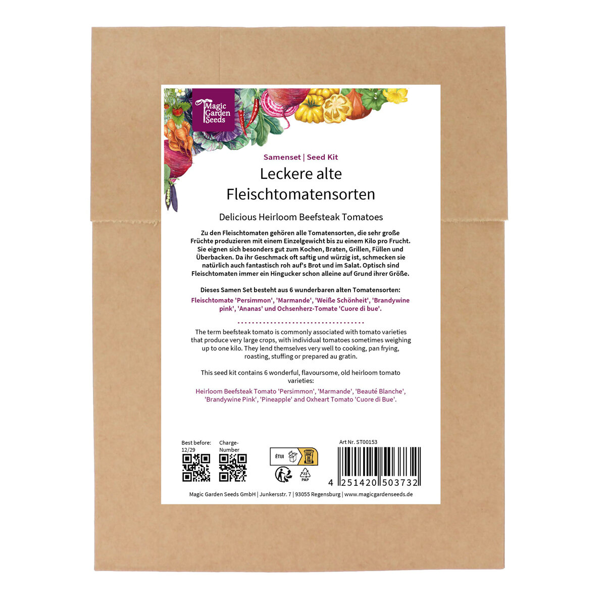 Delicious Heirloom Beefsteak Tomatoes Seed kit