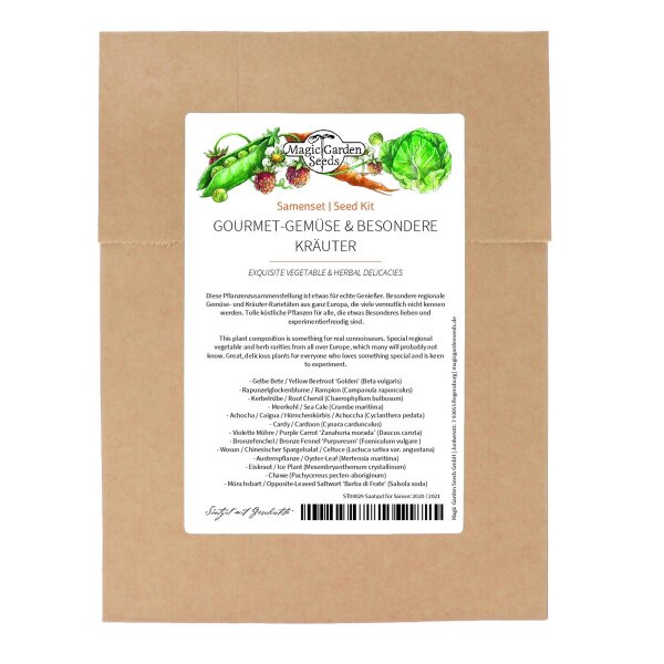 Exquisite Vegetable & Herbal Delicacies - Seed kit