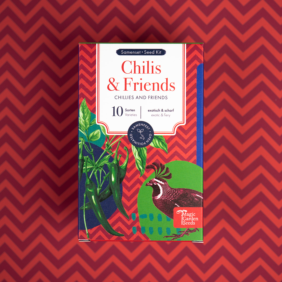 Chillis & Friends - 10 open pollinated Chilli & Herb varieties Produktbild